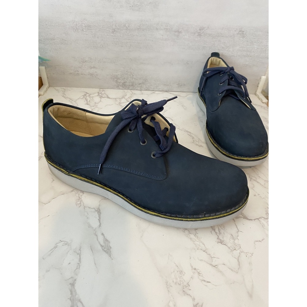 Samuel Hubbard Free Oxford Shoes Men's Sz 13 Navy Nubuck Unsneaker Comfort